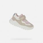 GEOX ΚΟΡΙΤΣΙ SNEAKER B455QB 0FU22 C1M8J ΜΠΕΖ/ΡΟΖ